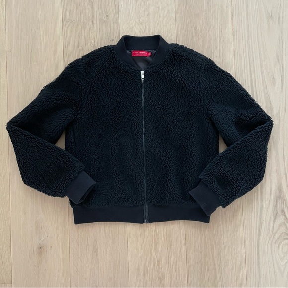 Sherpa Teddy Bomber Jacket - Picture 1 of 6